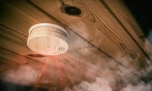 Allarme ottico di fumo con luci led