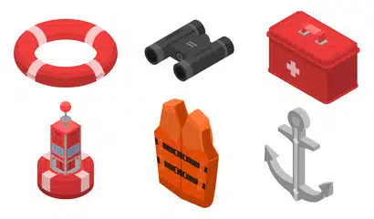 dispositivi di salvataggio in mare