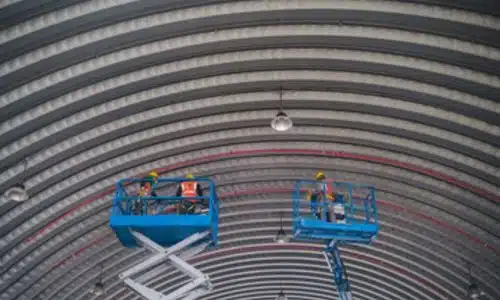 installazione tubi per sprinkler